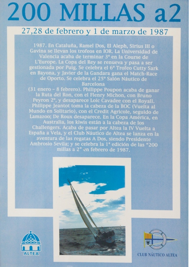 Cartel I Edición - 1987